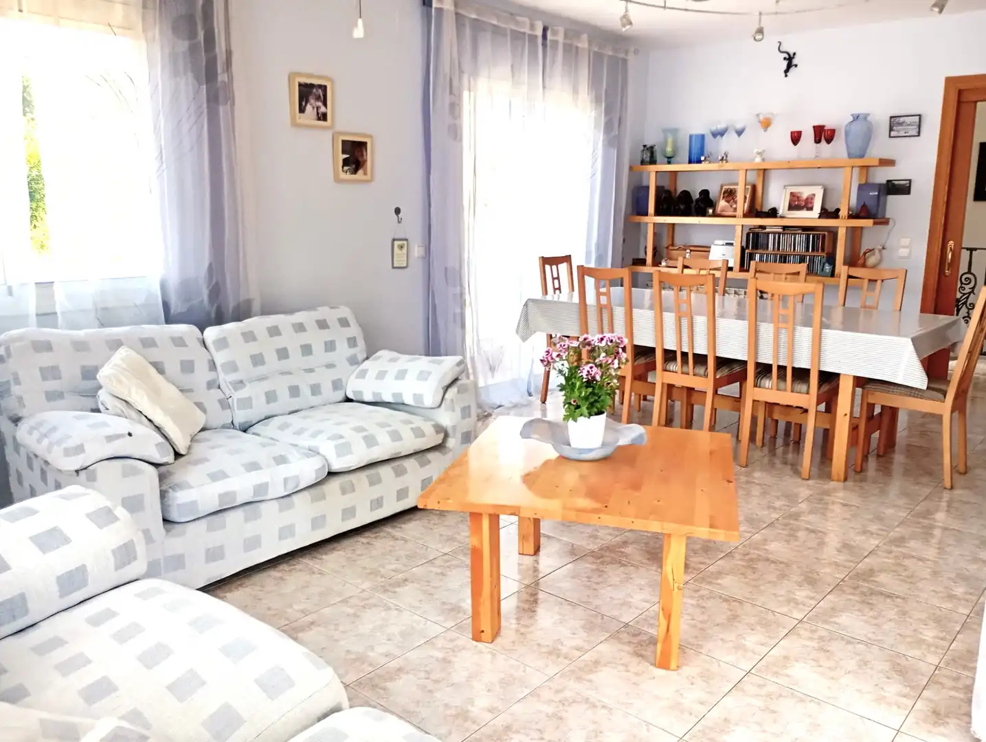 Living room of Houses for sale in Santa Coloma de Farners  with Heating, Private garden and Terrace