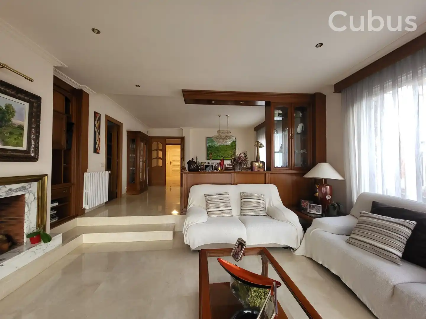 Living room of Houses for sale in Olot  with Air Conditioner, Heating and Terrace
