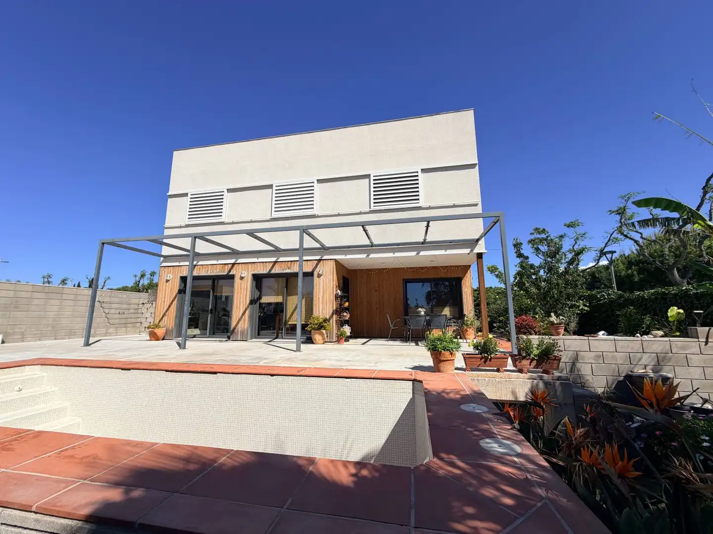 Exterior view of Houses for sale in Vinyols i els Arcs  with Air Conditioner, Heating and Terrace