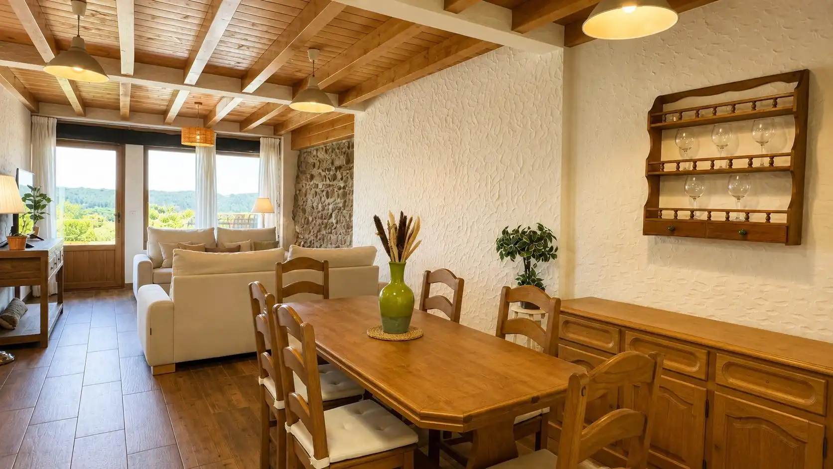 Comedor de Casa o chalet en venta en Comillas (Cantabria) con Calefacción, Jardín privado y Terraza
