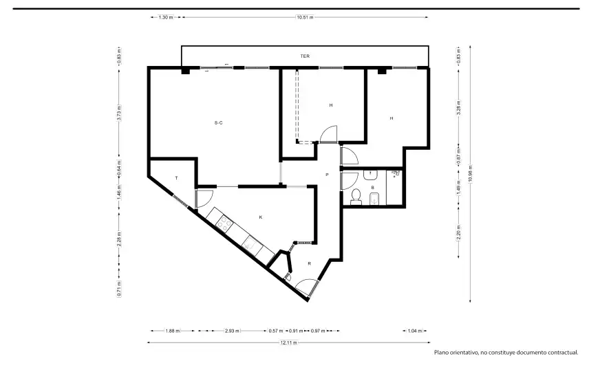 Flat for sale in Molina de Segura