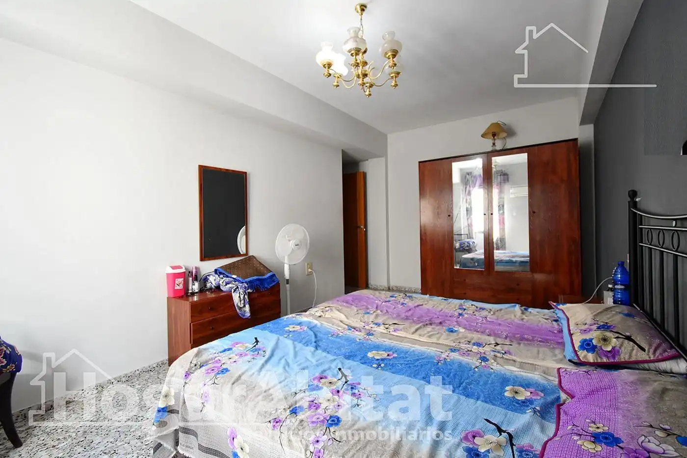 Schlafzimmer von Wohnung zum Verkauf in Oliva mit Klimaanlage, Heizung und Terrasse