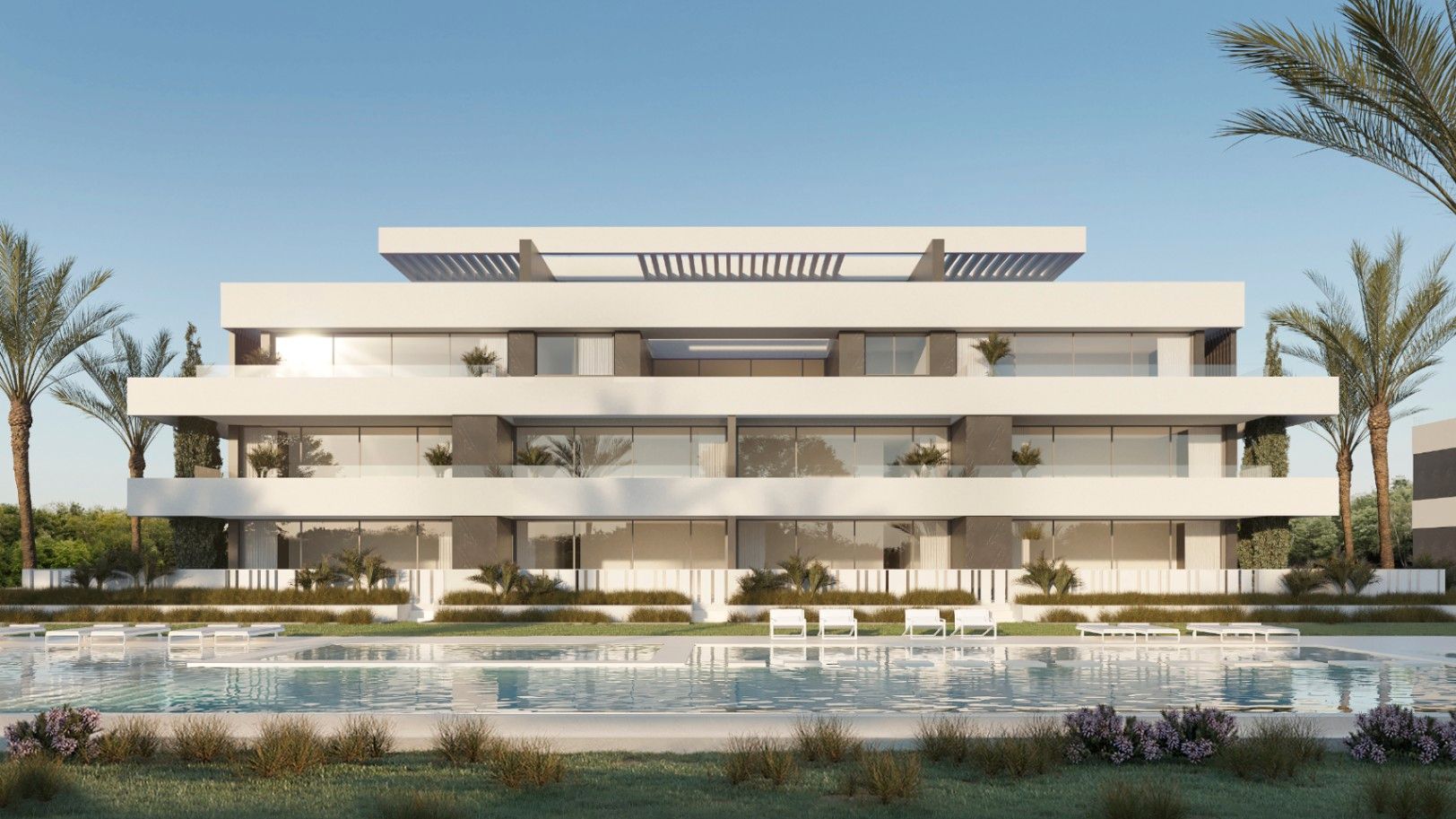Vista exterior de Àtic en venda en La Nucia amb Aire condicionat, Calefacció i Jardí privat