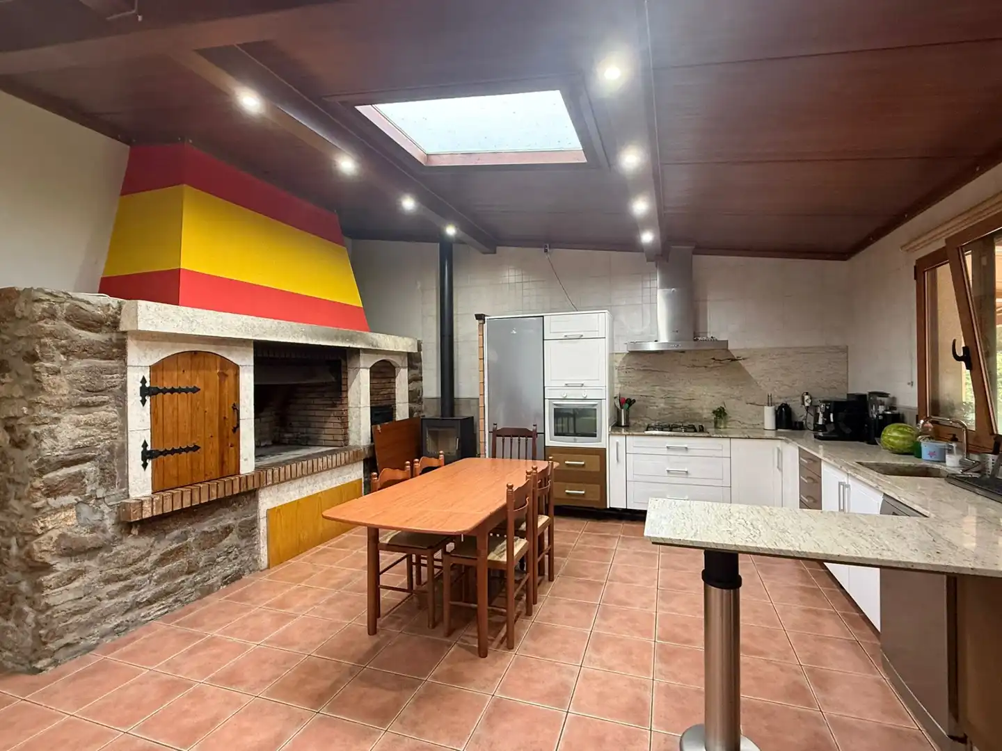 Kitchen of Detached homes for sale in Neda  with Heating, Private garden and Parquet flooring