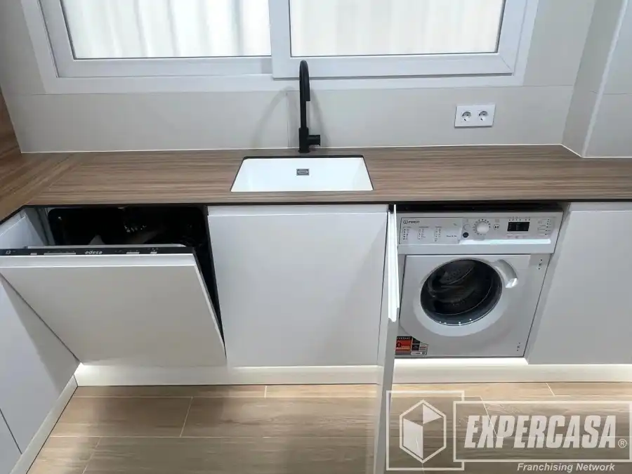 Cocina de Piso de alquiler en Catarroja con Aire acondicionado, Terraza y Amueblado