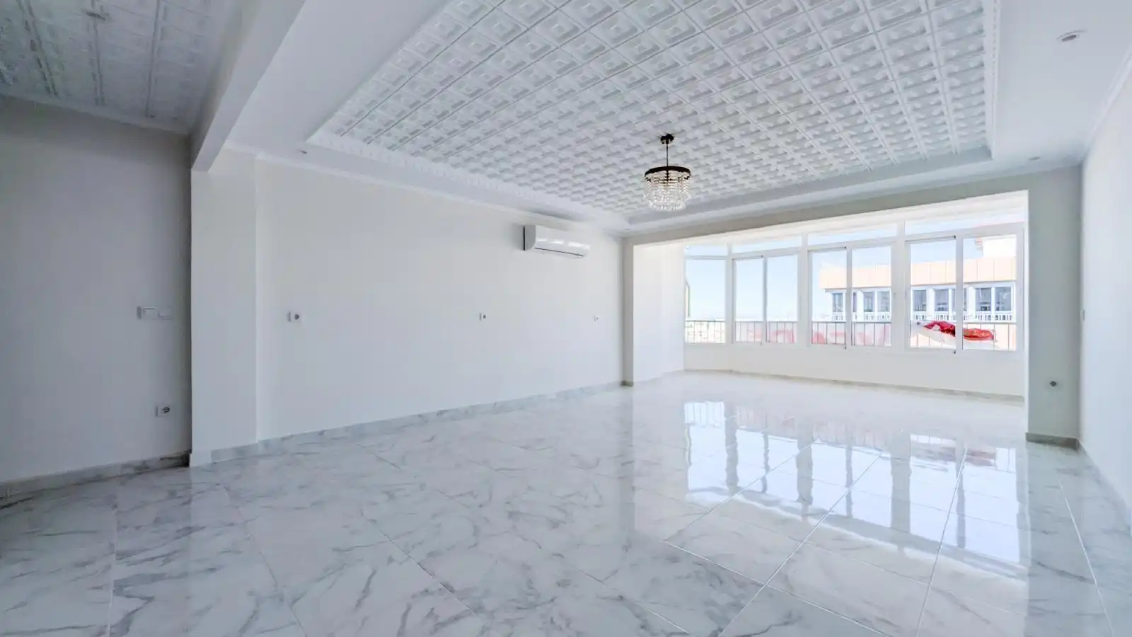 Sala d'estar de Àtic de lloguer amb opció a compra en Torrevieja amb Aire condicionat, Calefacció i Terrassa