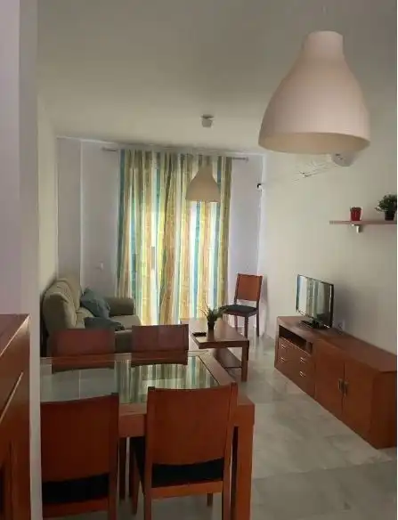 Living room of Flat for rent in Málaga  with Air Conditioner, Furnished and Oven