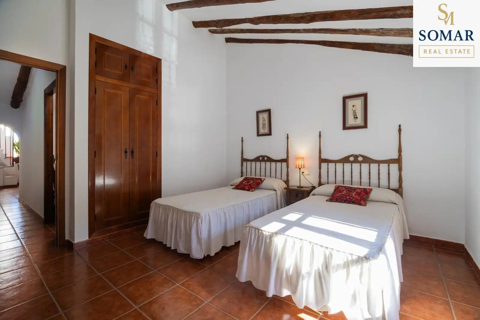 Dormitori de Finca rústica en venda en Mogente / Moixent amb Jardí privat, Terrassa i Piscina