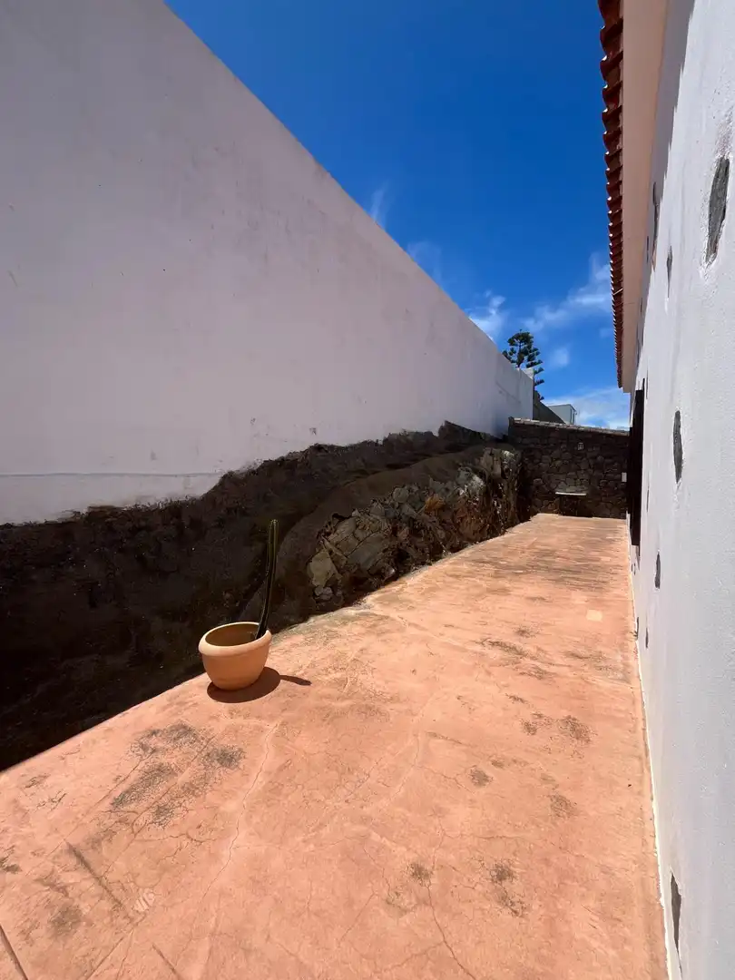 Vista exterior de Casa o chalet en venta en Moya (Las Palmas) con Jardín privado, Terraza y Amueblado