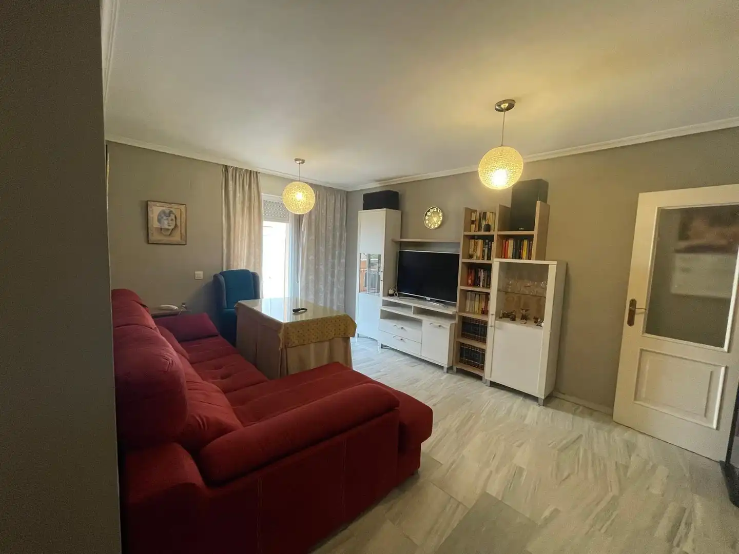Sala d'estar de Pis de lloguer en Sevilla amb Aire condicionat, Calefacció i Terrassa