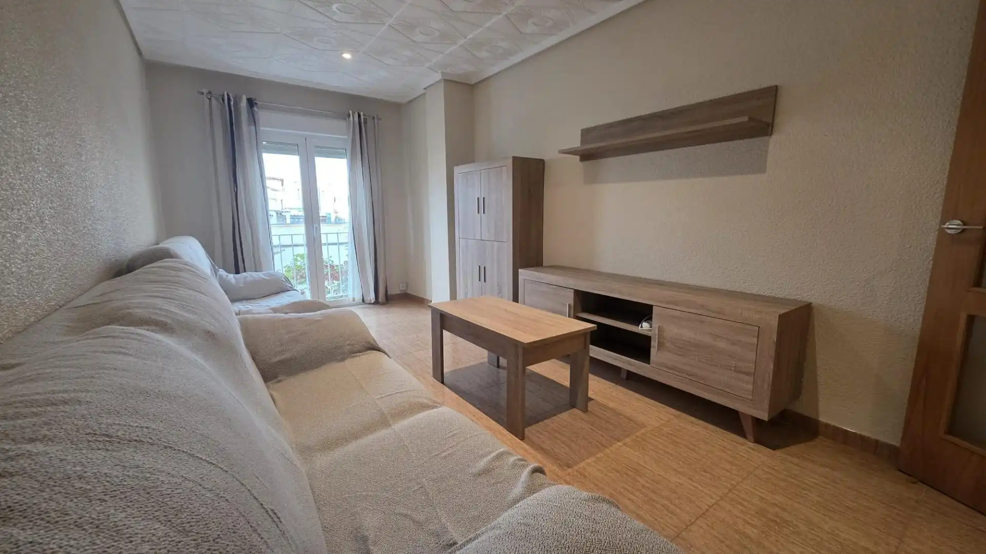 Living room of Flat for rent in Elche / Elx  with Air Conditioner, Heating and Furnished
