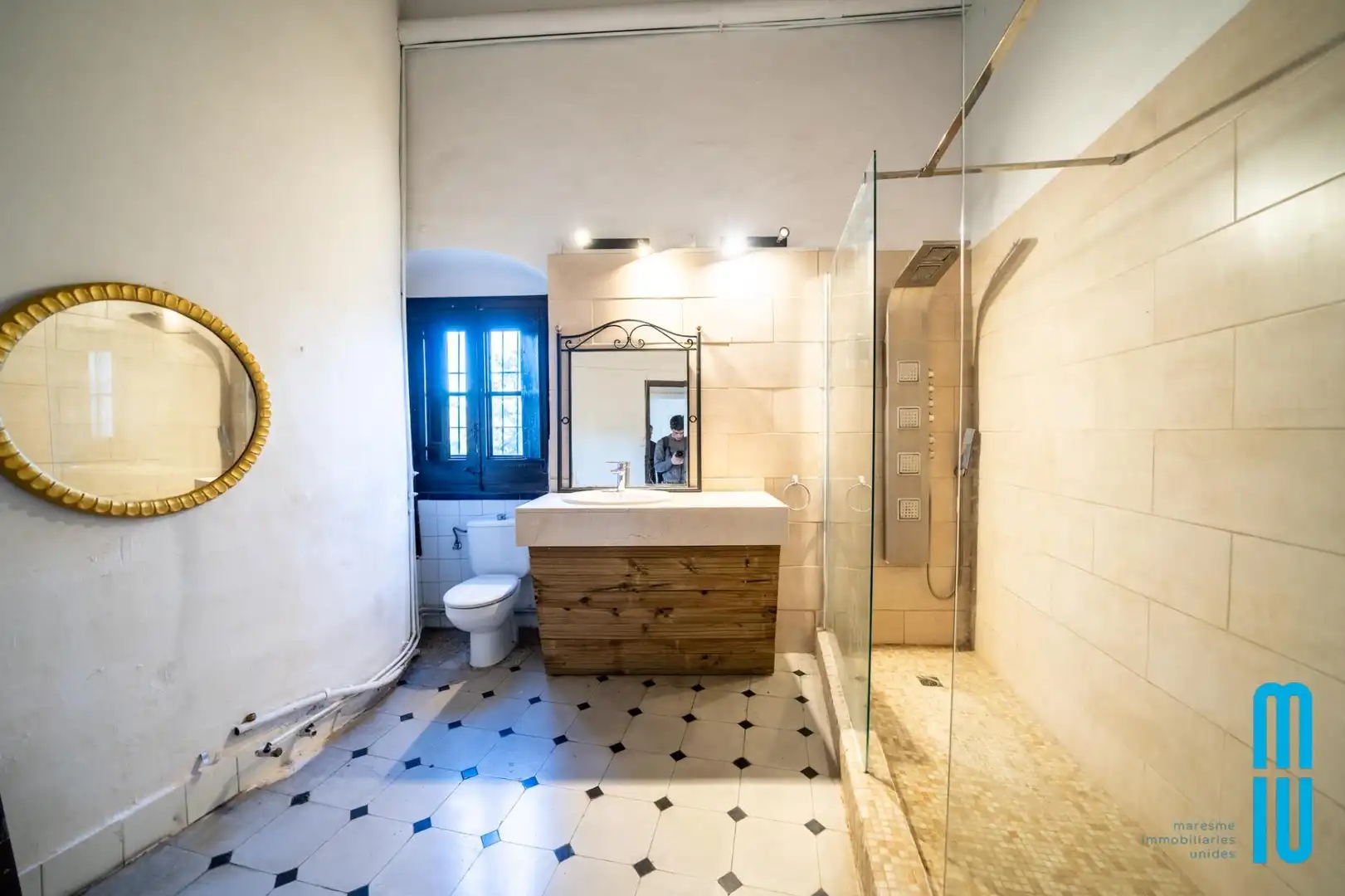 Badezimmer von Country house zur Miete in Tordera mit Heizung, Privatgarten und Terrasse
