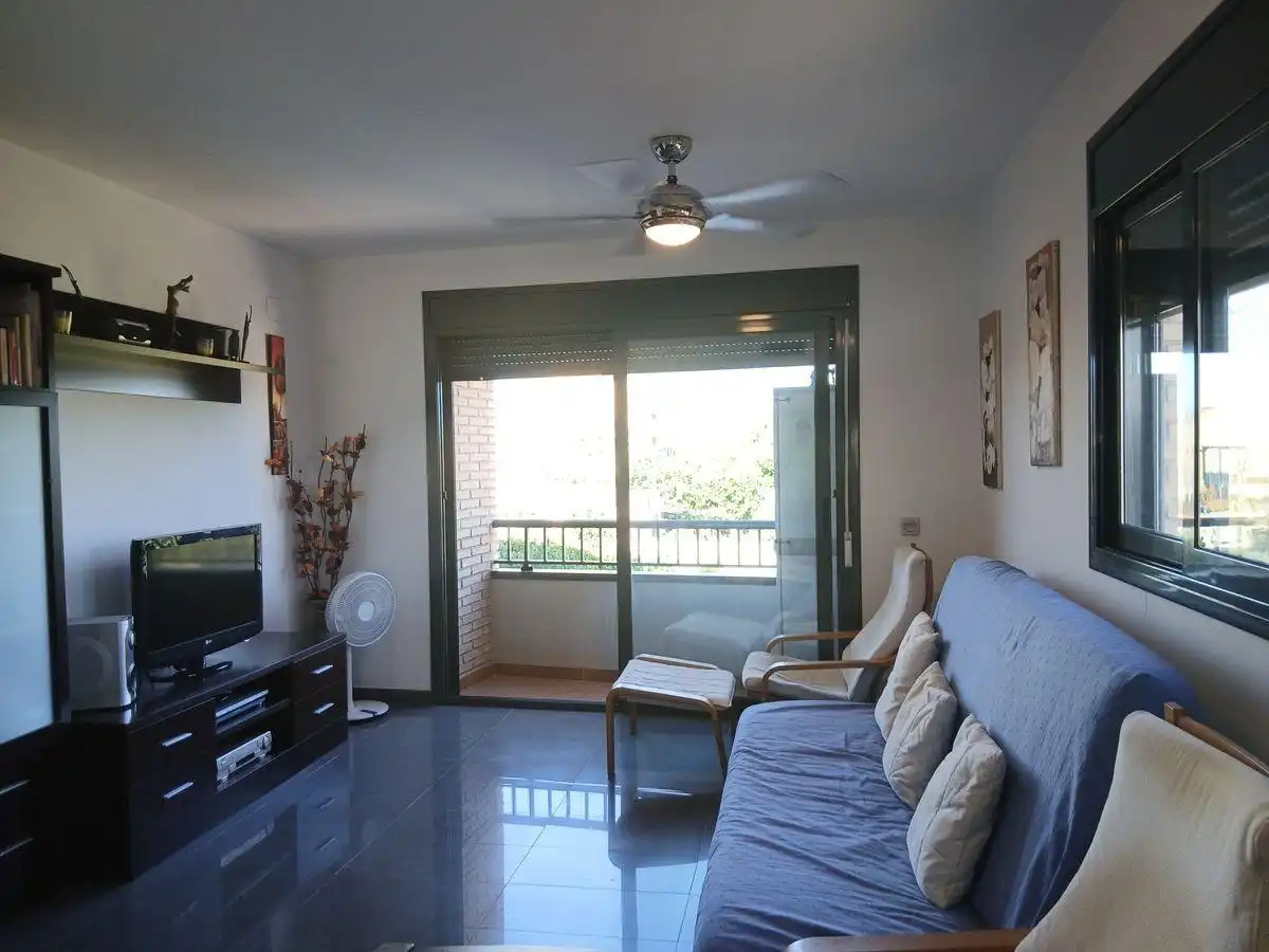 Living room of Apartments for sale in Deltebre  with Heating, Furnished and Balcony