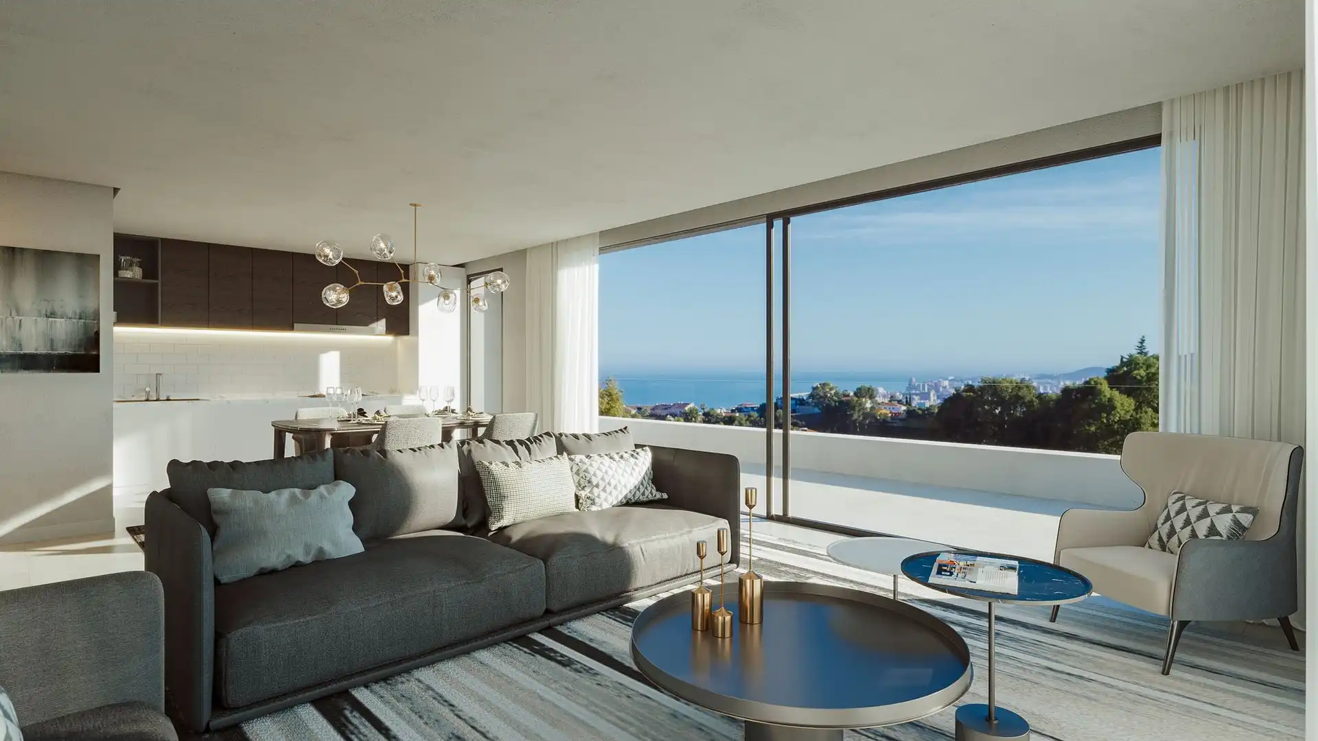 Sala de estar de Casa o chalet en venta en Fuengirola con Terraza y Balcón