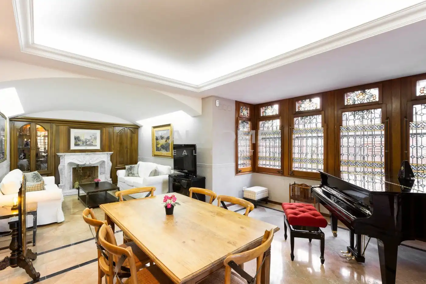 Wohnzimmer von Haus oder Chalet zur Miete in Castellar del Vallès mit Heizung, Privatgarten und Abstellraum