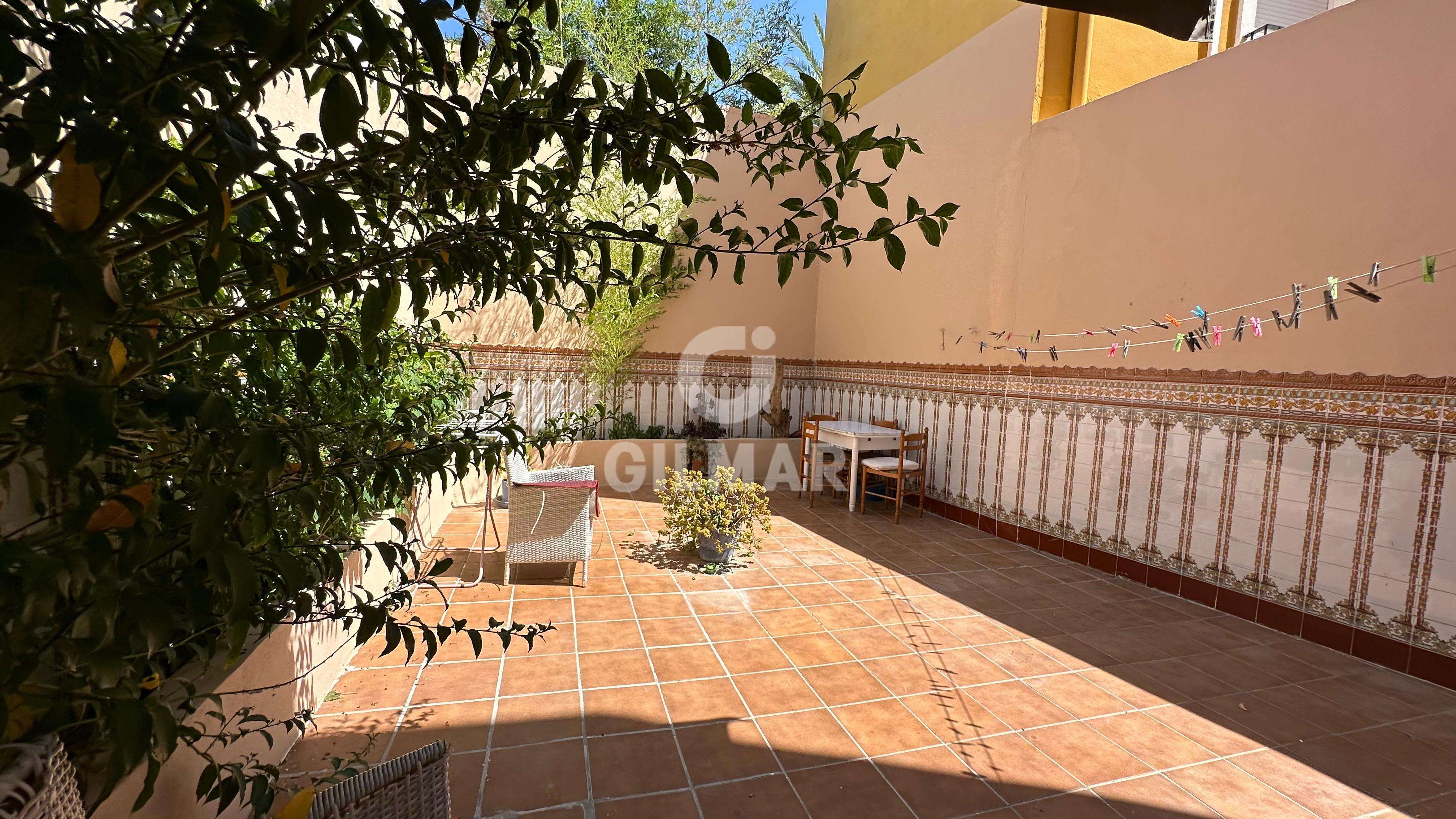 Terrace of Single-family semi-detached for sale in El Puerto de Santa María  with Heating