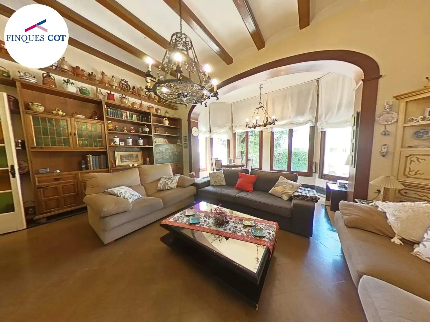 Wohnzimmer von Haus oder Chalet zum Verkauf in Cardedeu mit Heizung, Möbliert und Balkon