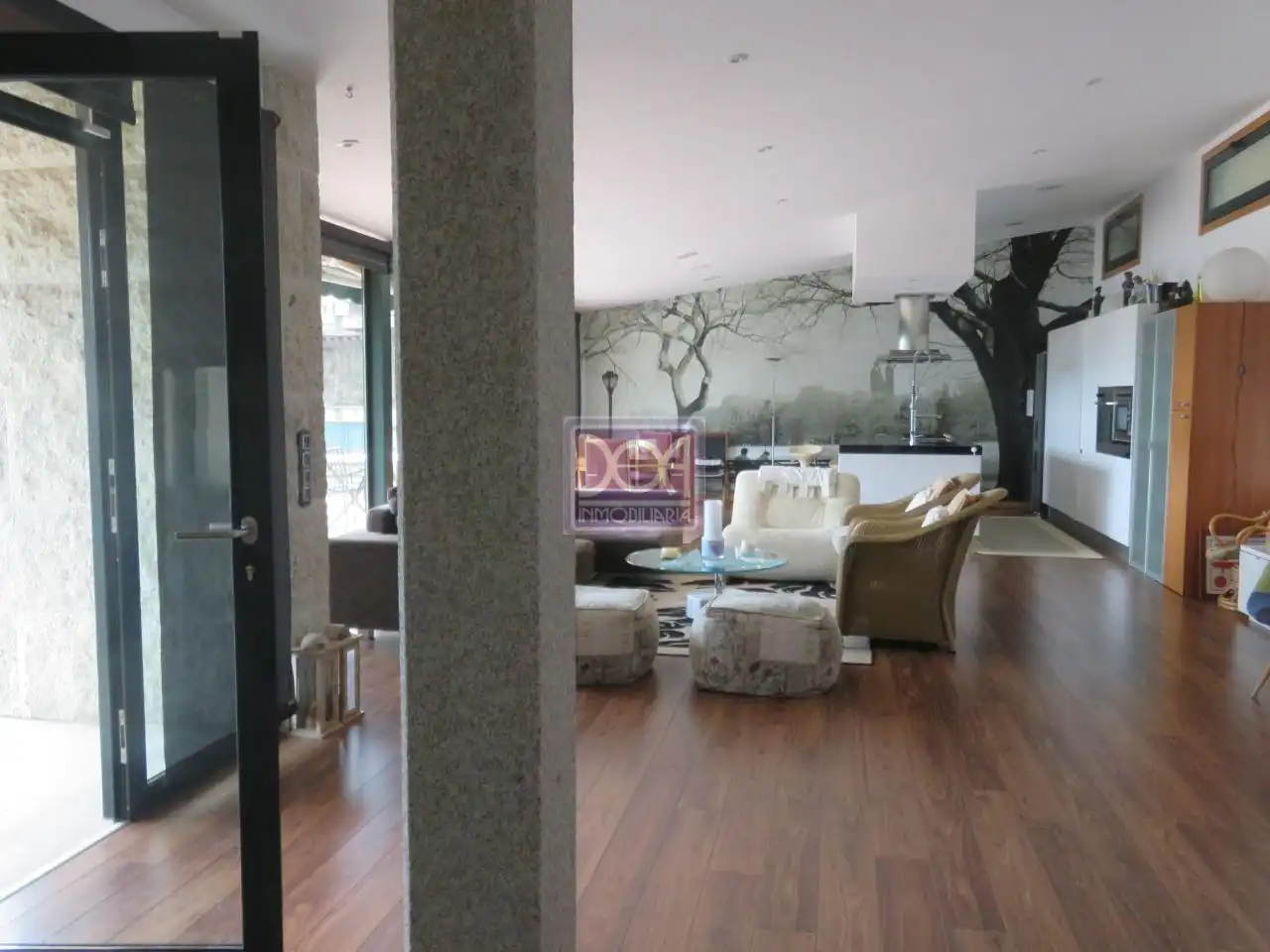 Sala d'estar de Casa o xalet en venda en Mondariz-Balneario amb Calefacció, Jardí privat i Terrassa