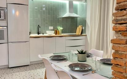 Kitchen of Flat for sale in Plasencia  with Air Conditioner, Private garden and Terrace