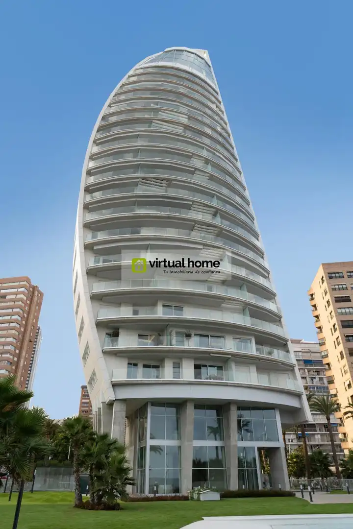 Exterior view of Apartments for sale in Benidorm  with Air Conditioner, Private garden and Terrace