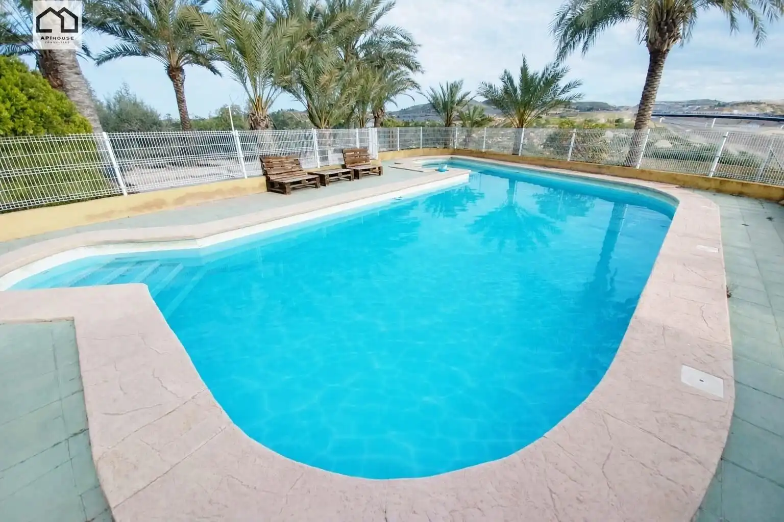 Piscina de Casa o chalet de alquiler en  Murcia Capital con Aire acondicionado, Piscina y Amueblado