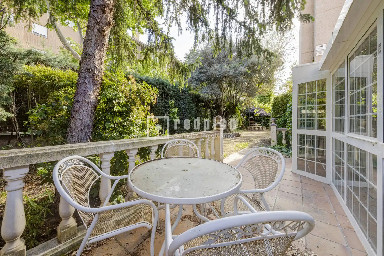 Terrace of Flat for sale in Pozuelo de Alarcón  with Heating, Private garden and Parquet flooring