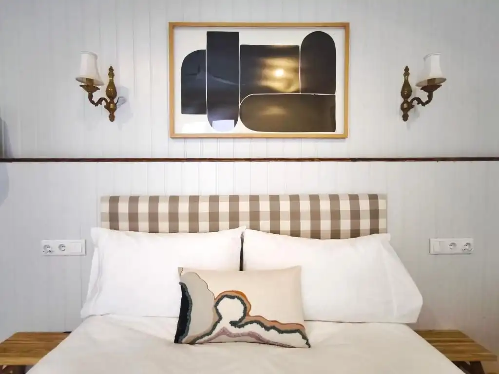 Schlafzimmer von Wohnung zum Verkauf in Campdevànol mit Heizung, Terrasse und Möbliert
