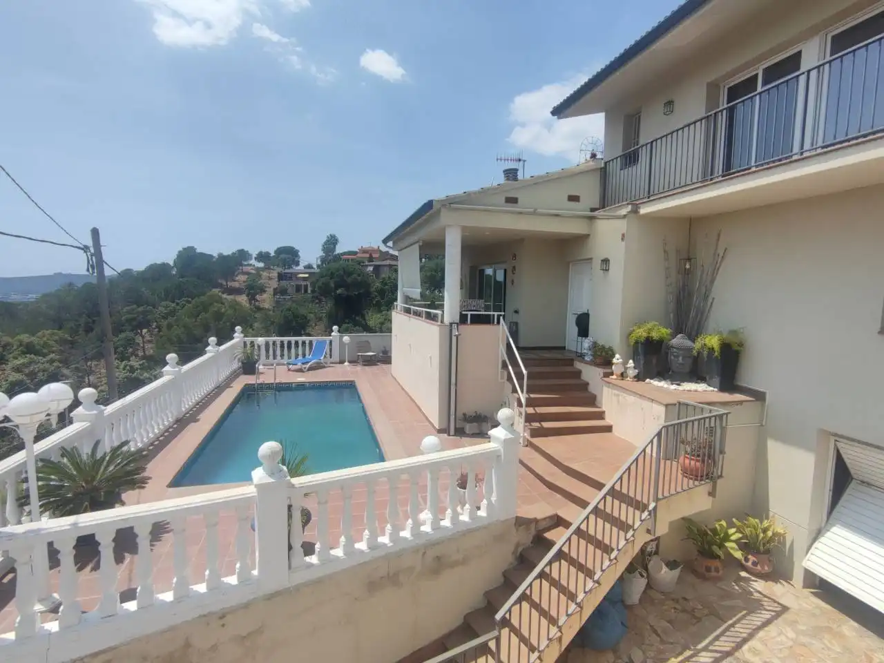 Piscina de Casa o xalet en venda en Tordera amb Calefacció, Jardí privat i Terrassa