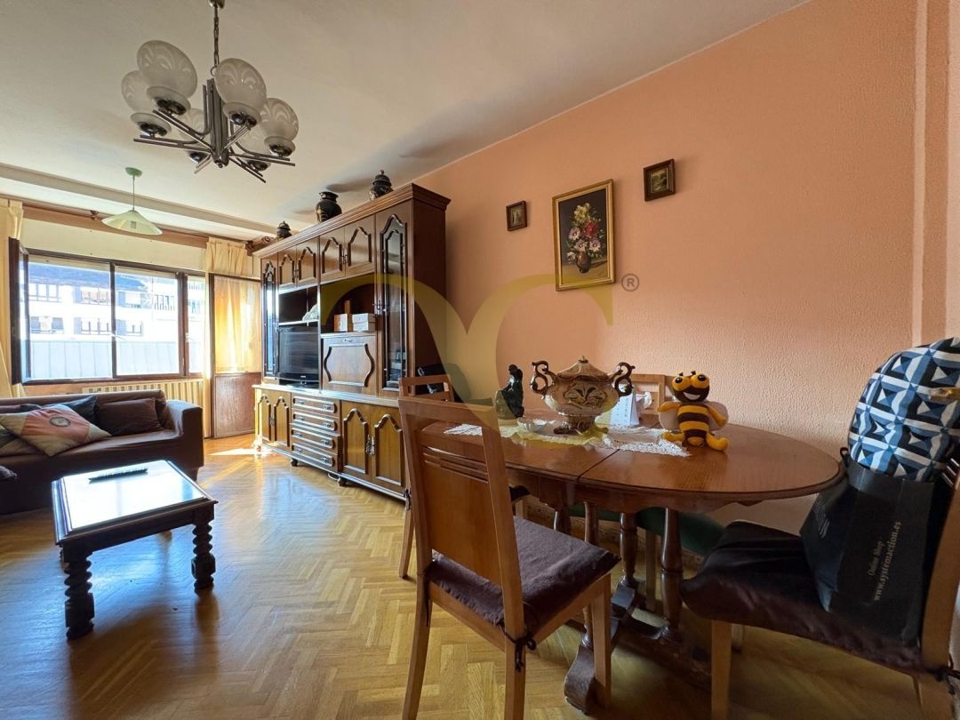 Dining room of Flat for sale in Gijón   with Heating, Private garden and Terrace