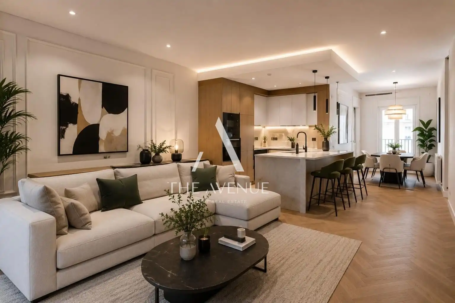 Living room of Flat for sale in Madrid
