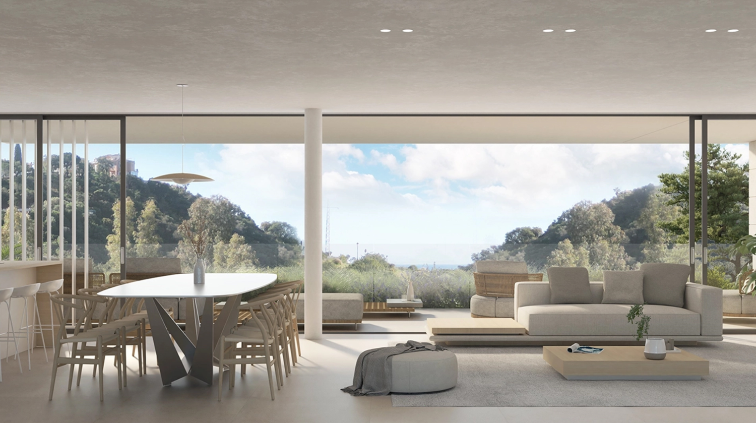 Living room of Apartment for sale in Marbella  with Air Conditioner, Heating and Terrace