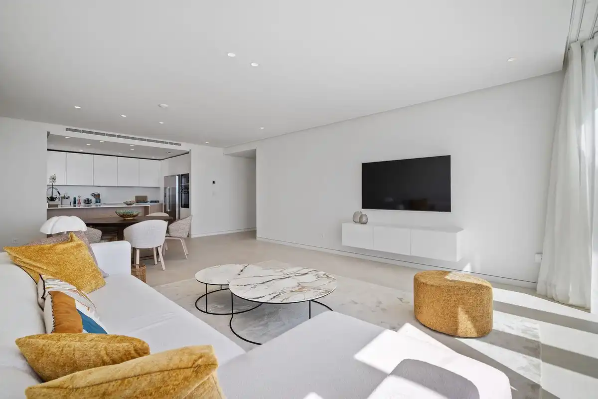 Sala de estar de Piso en venta en Marbella con Terraza y Piscina