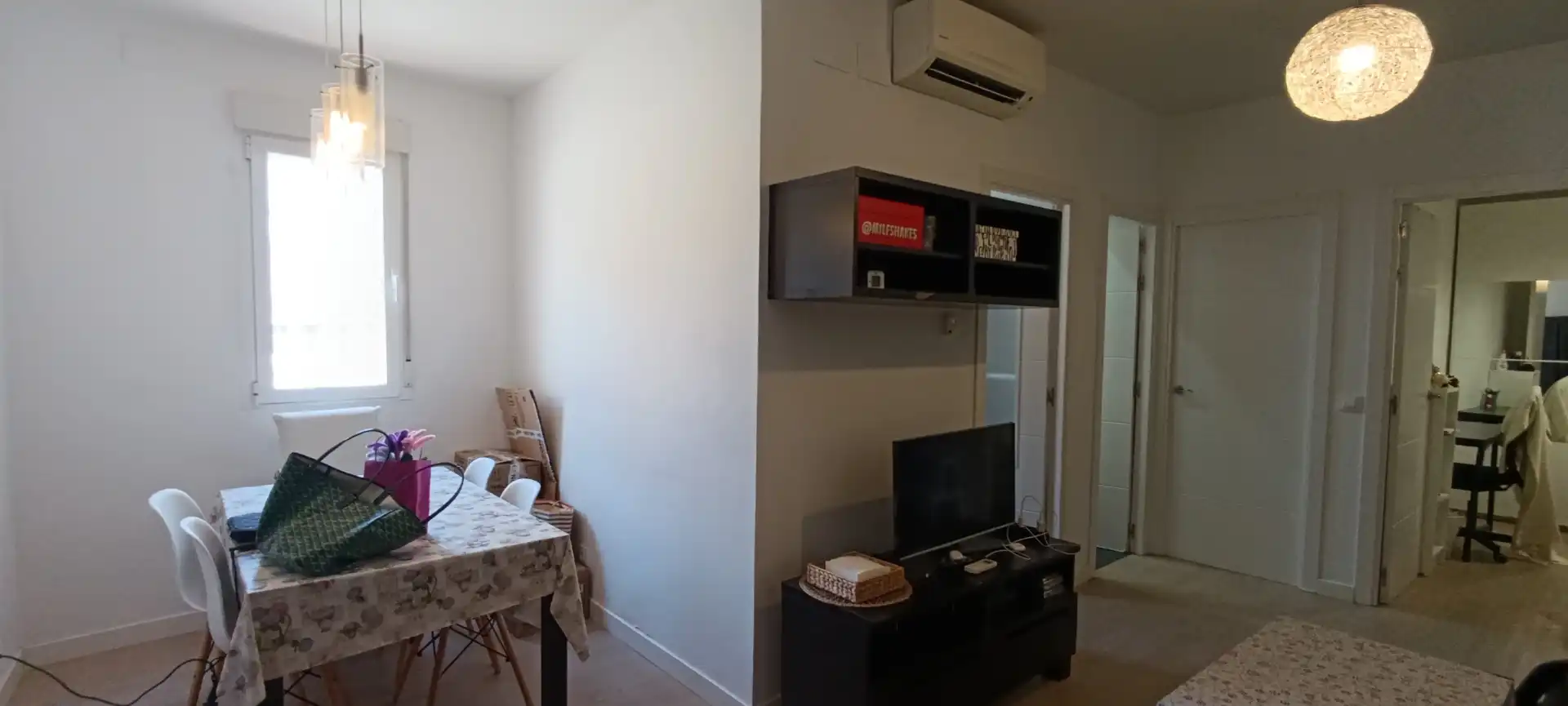 Wohnzimmer von Wohnung zur Miete in Madrid mit Klimaanlage, Heizung und Möbliert