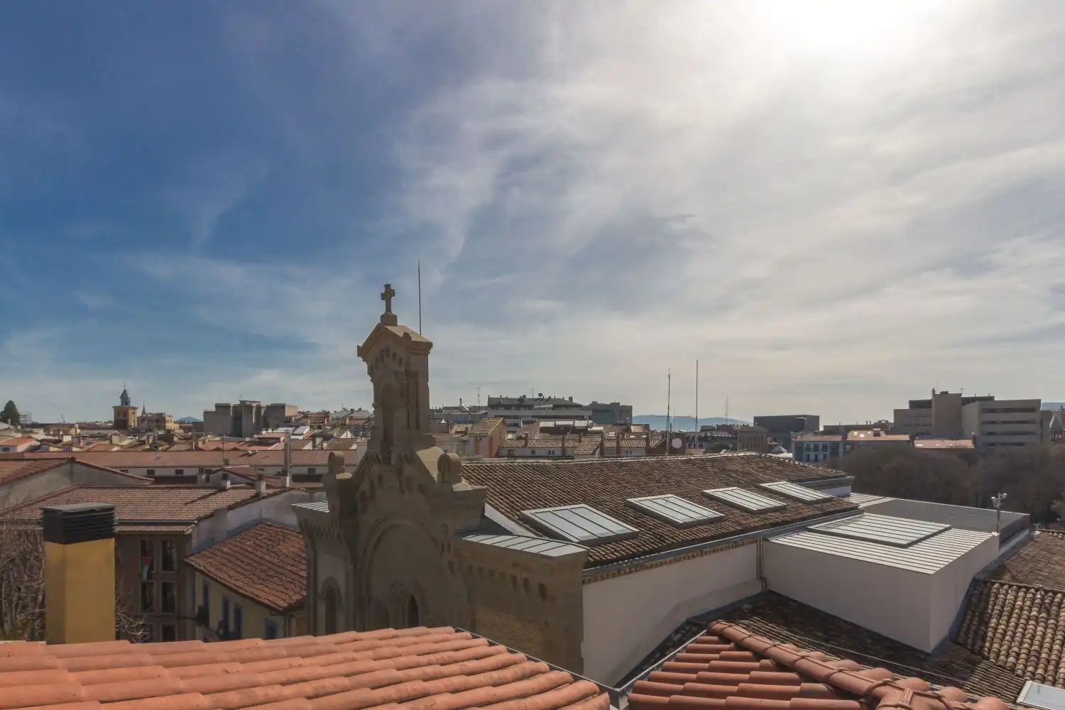 Vista exterior de Piso en venta en  Pamplona / Iruña con Calefacción y Balcón