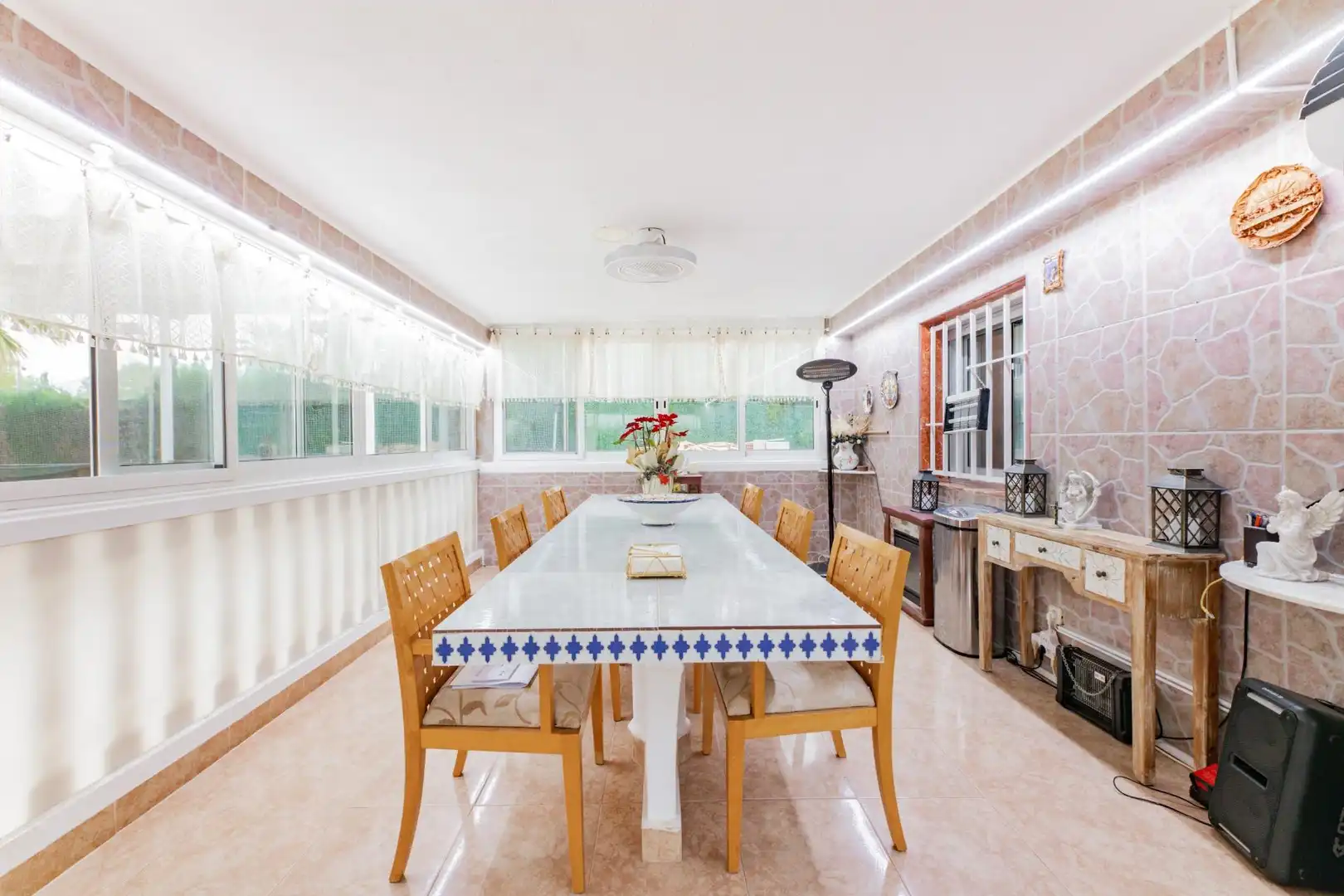 Comedor de Casa o chalet en venta en Turís con Aire acondicionado, Jardín privado y Terraza