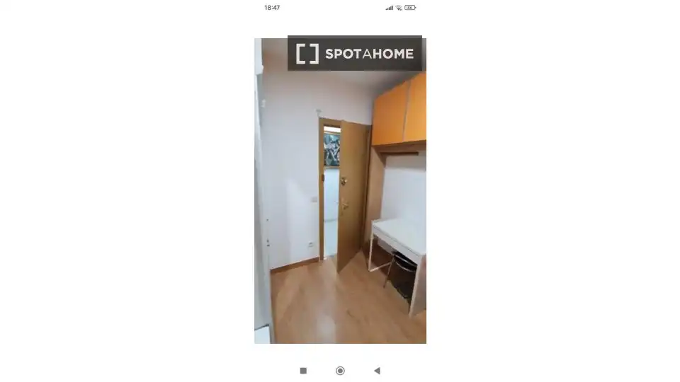 Schlafzimmer von Wohnung zur untervermieten in Madrid mit Klimaanlage, Terrasse und Möbliert