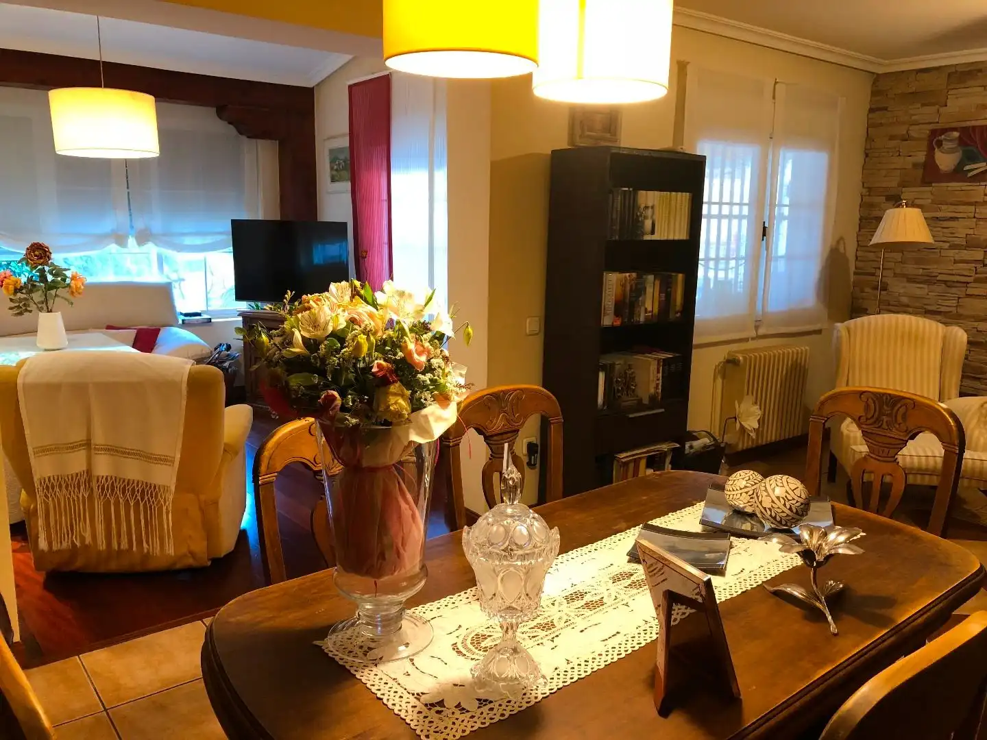 Dining room of Houses for sale in Alcázar de San Juan  with Air Conditioner, Heating and Private garden
