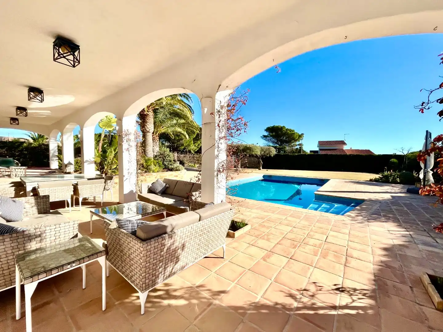 Terraza de Casa o chalet en venta en L'Ametlla de Mar  con Aire acondicionado, Terraza y Piscina