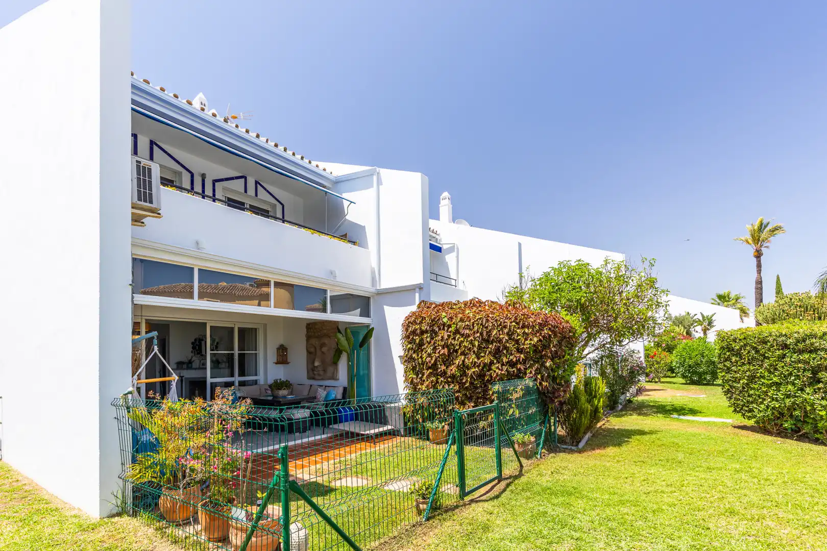 Jardí de Casa adosada en venda en Mijas amb Aire condicionat, Jardí privat i Terrassa