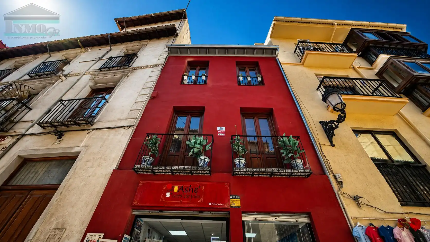 Vista exterior de Estudio de alquiler en Granada con Aire acondicionado, Parquet y Amueblado
