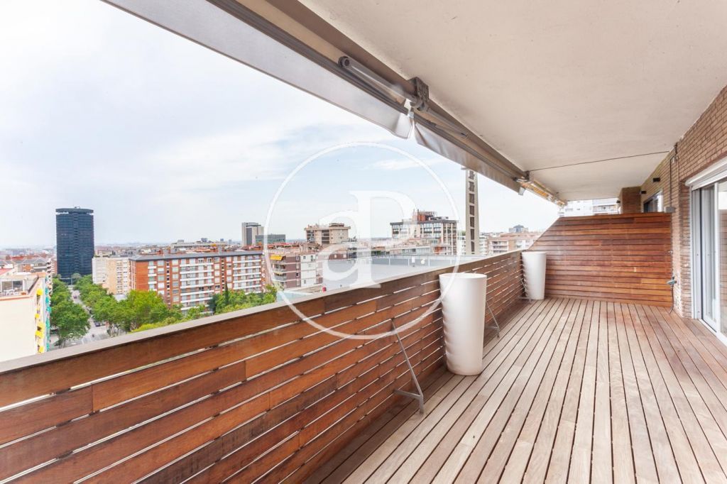 Terrace of Flat to rent in  Barcelona Capital  with Air Conditioner, Heating and Private garden