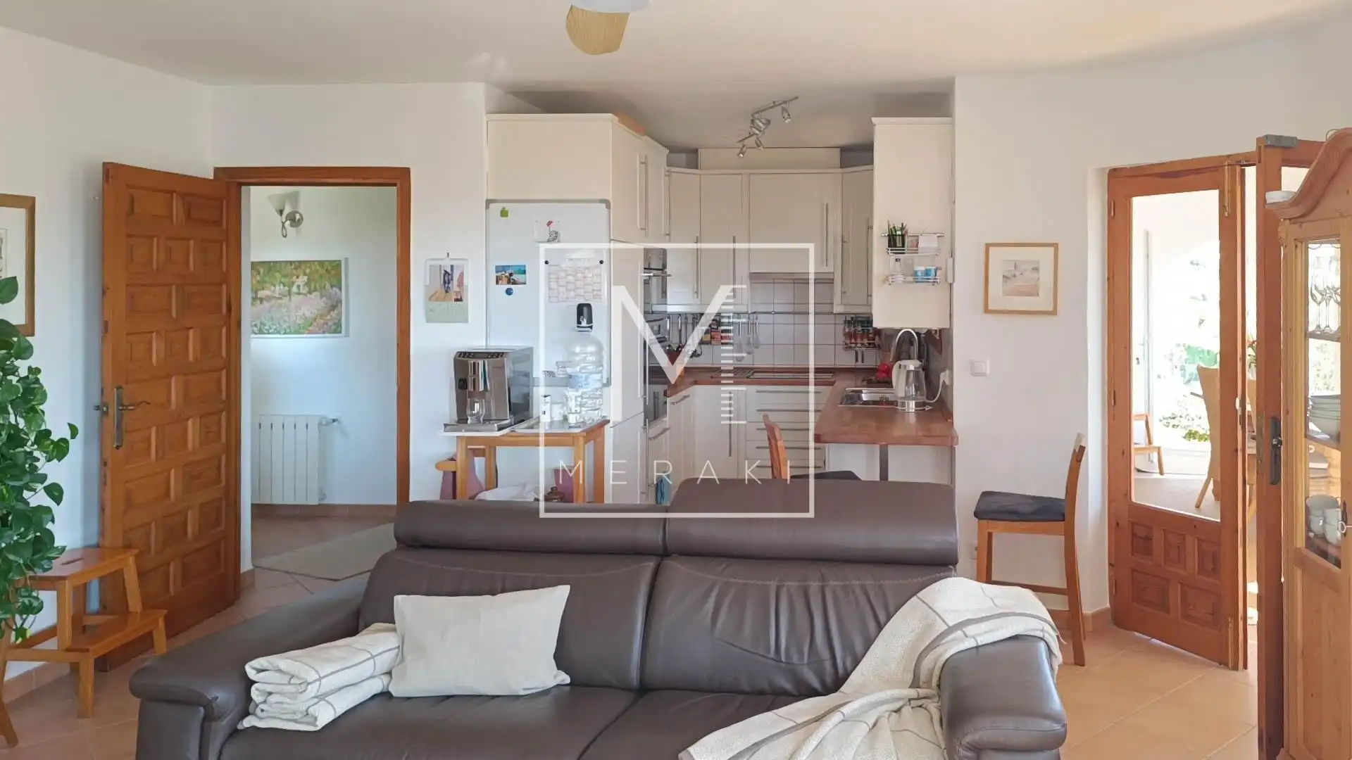 Sala de estar de Casa o chalet en venta en Calpe / Calp con Aire acondicionado, Calefacción y Jardín privado