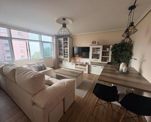 Living room of Flat for sale in Ferrol  with Heating, Storage room and Furnished