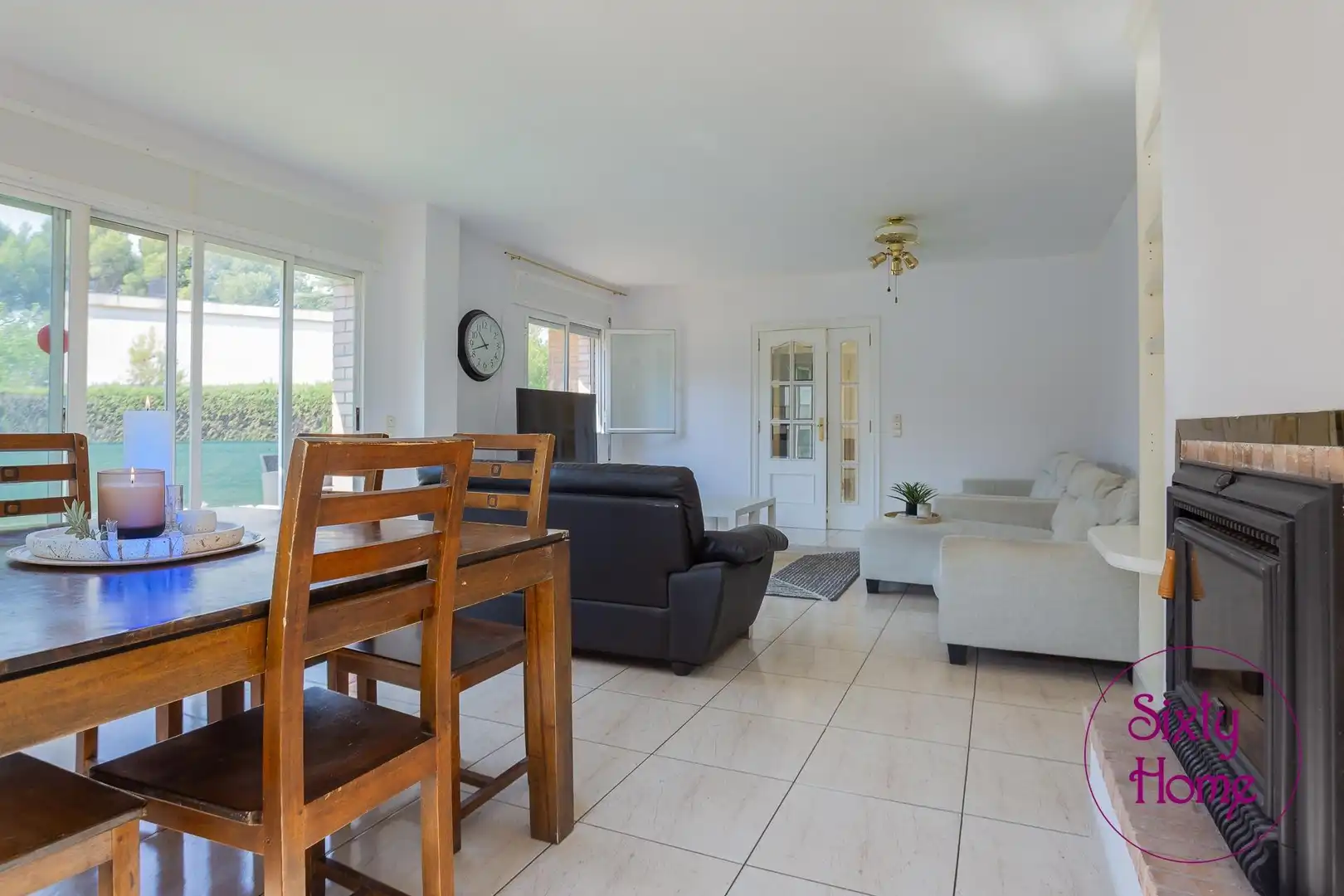 Sala de estar de Casa o chalet en venta en Zuera con Calefacción, Terraza y Piscina comunitaria