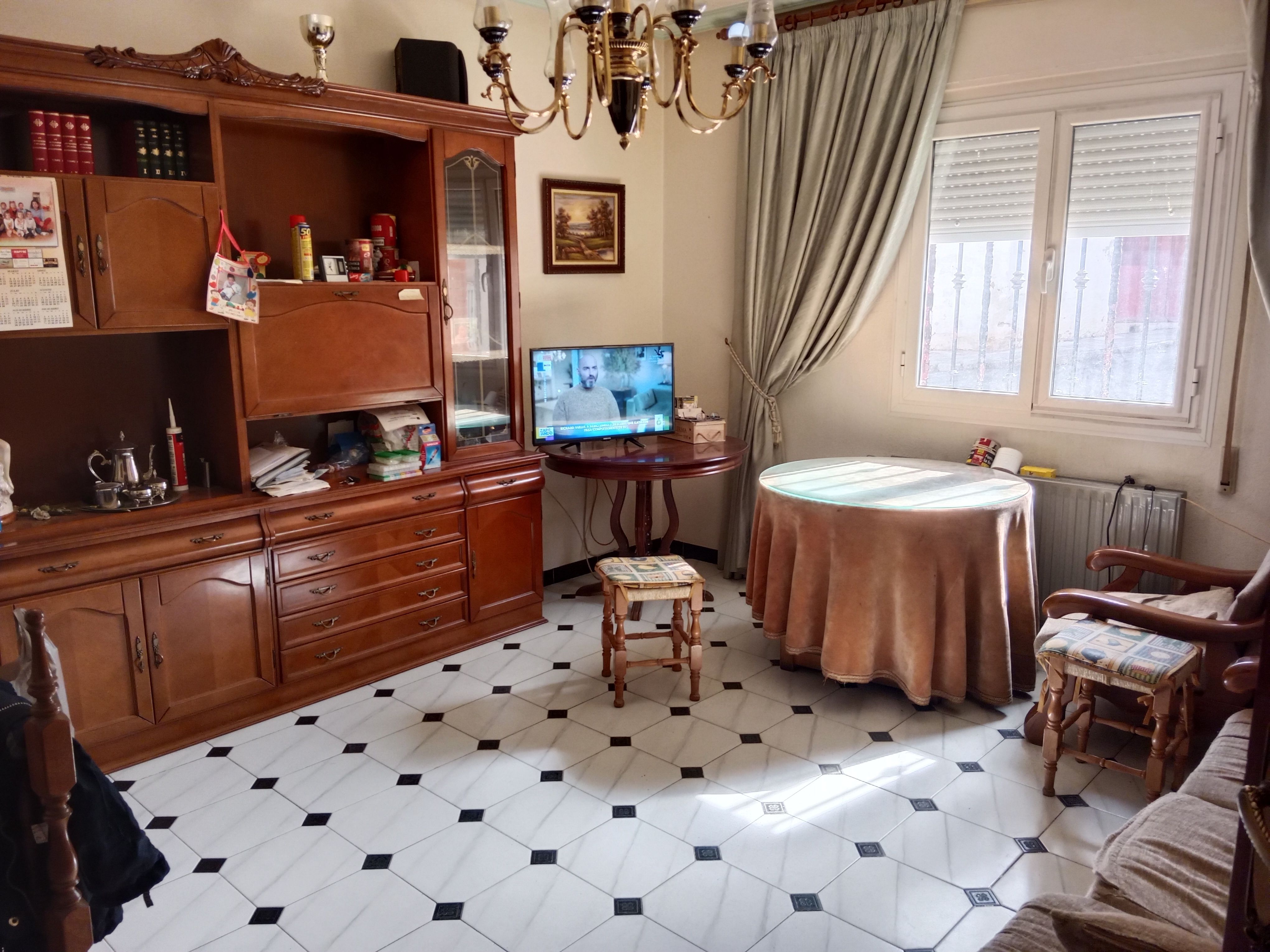 Living room of Single-family semi-detached for sale in Lahiguera  with Air Conditioner, Terrace and Storage room