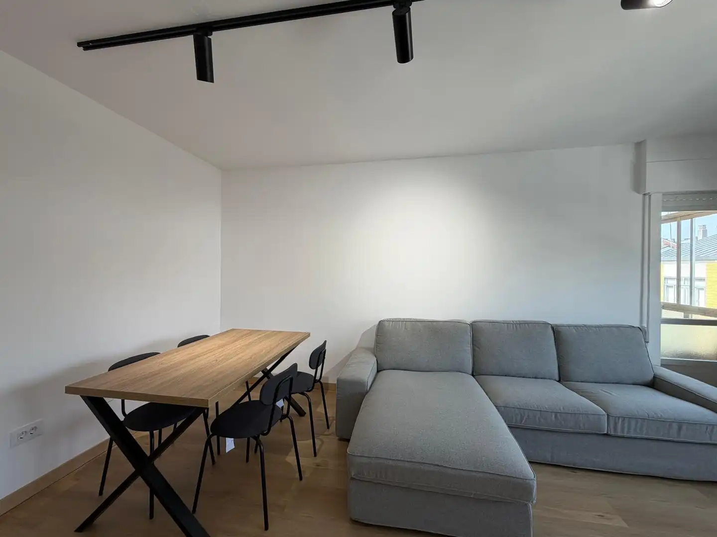 Sala de estar de Piso de alquiler en Lugo con Calefacción, Parquet y Trastero