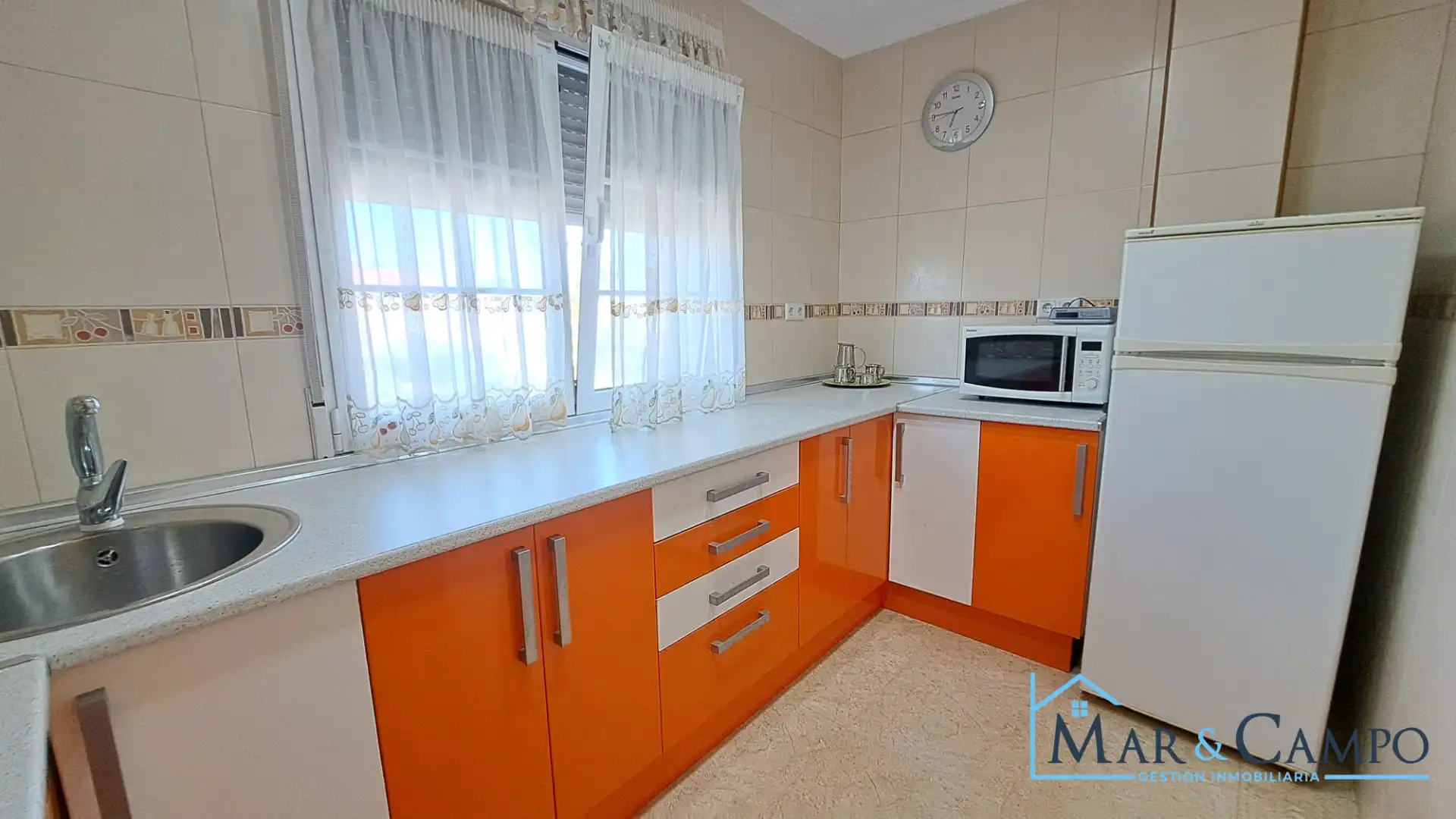 Cocina de Casa adosada en venta en Los Alcázares con Aire acondicionado, Jardín privado y Amueblado