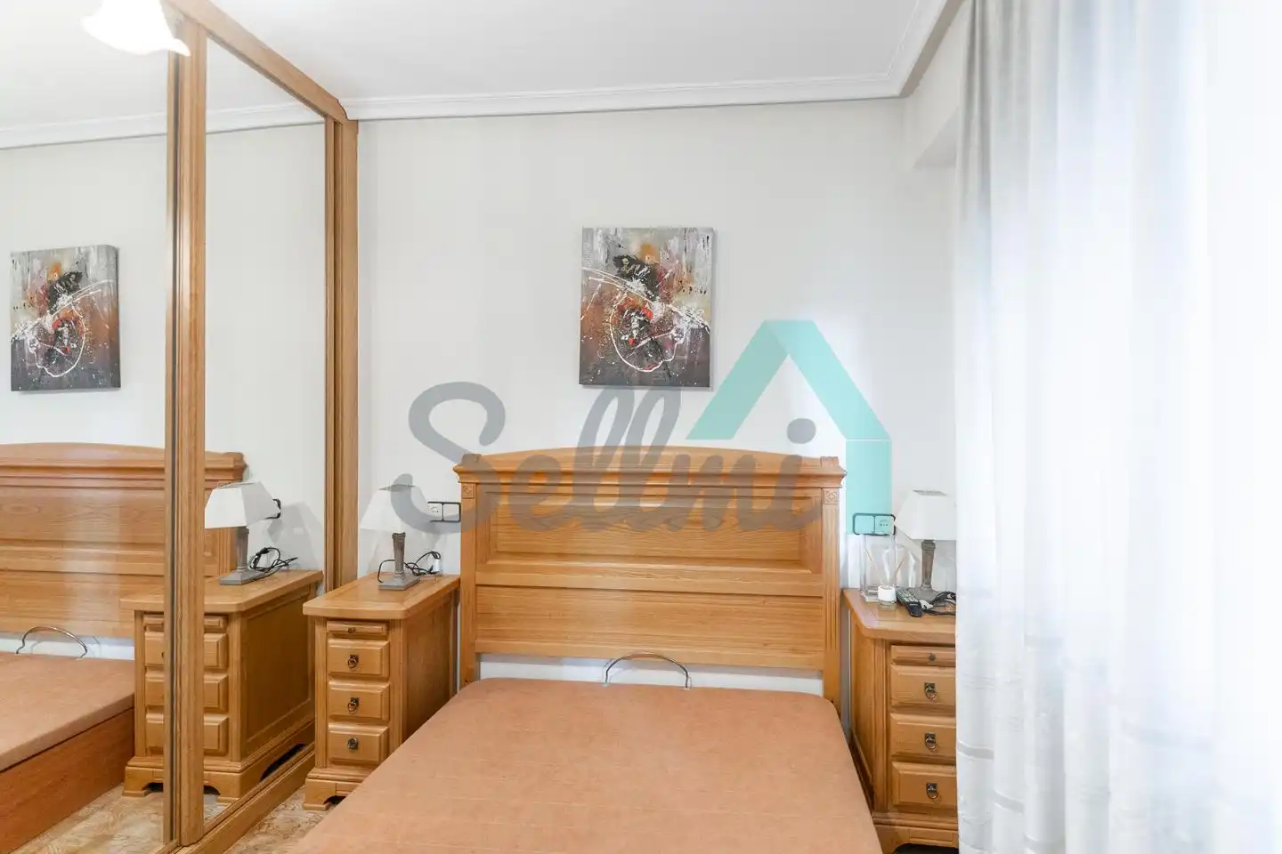 Bedroom of Flat for rent in Oviedo   with Heating, Parquet flooring and Storage room