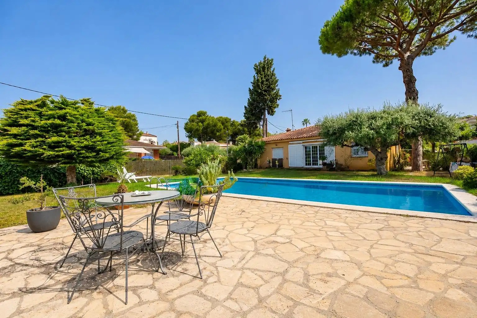 Swimming pool of Houses for sale in Cunit  with Heating, Private garden and Swimming Pool