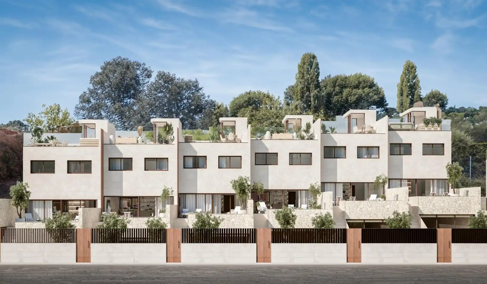 Exterior view of Detached homes for sale in Fuengirola  with Air Conditioner, Heating and Private garden